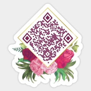 IZ*ONE La Vie en Rose QR Code Sticker